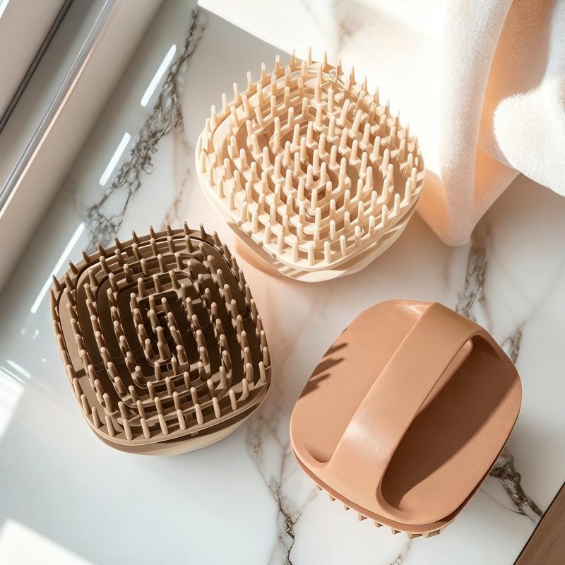 Scalp Massage Shampoo Brush 1P - Hair Care Dandruff review and price