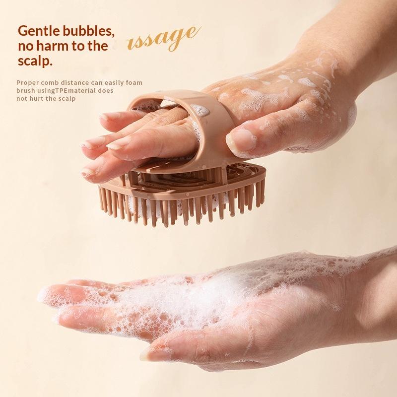 Scalp Massage Shampoo Brush 1P - Hair Care Dandruff review and price